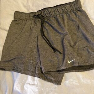 Grey Nike dry fit shorts